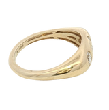 Elegant & Trendy 14K Yellow Gold 0.42 Carats Diamond Scatter Ring