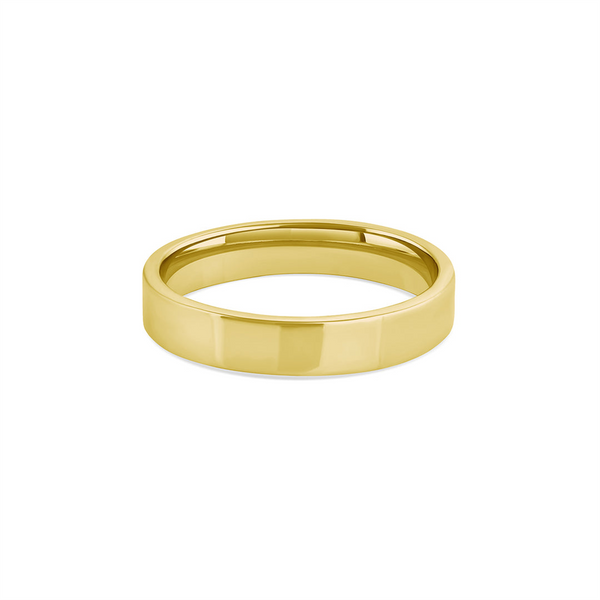 Yellow 10K Gold Comfort Fit Band