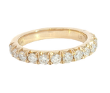 Elegant Diamond Bands 14K Yellow Gold 0.75 Carats Lab Grown Diamond Band