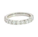 Elegant Diamond Bands 14K White Gold 1.0 Carats Lab Grown Diamond Band