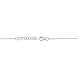 Sophisticated & Timeless Diamond Bracelets 14K White Gold 0.04 Carats Diamond Infinity Bracelet - 7 Inch