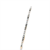 Sophisticated & Timeless Diamond Bracelets 14K Gold Rosé & Titanium Brown & White Diamond Flexible Bangle Bracelet - 0.98 CTW, Size 6.75 Inch