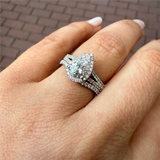Elegant Diamond Bands 14K Gold White Contoured 0.15 Carats Diamond Anniversary Band