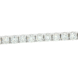 Sophisticated & Timeless Diamond Bracelets 14K White Gold 10.0 Carats Lab Grown Diamond Tennis Bracelet - 7 Inch
