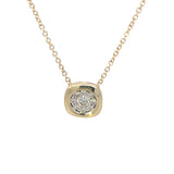 Elegant Diamond Necklaces 14K Gold Yellow 0.31 Carats Diamond Drop Pendant Necklace - 18 Inch