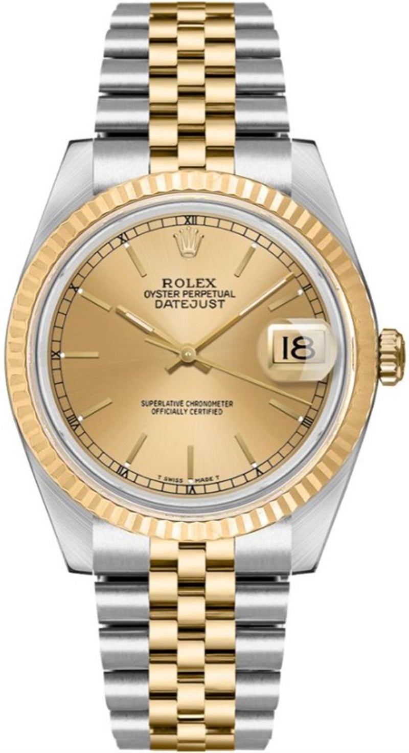 Rolex Oyster Perpetual Datejust 36 Men's or Women's Unisex Watch