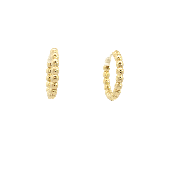 Yellow Gold Plated Small Hoop Earrings