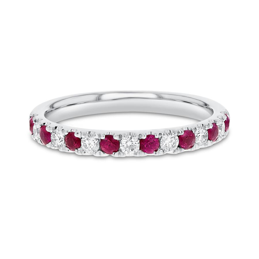 Ruby Stackable Aniversary Rings stackable ruby july anniversary gemstone red love valentines – Murphy ...