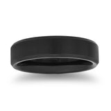 Black Tungsten 6 MM Comfort Fit Band