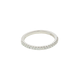 Elegant Diamond Bands 14K Gold White Anniversary 0.25 Carats Diamond Anniversary Band