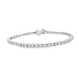 Sophisticated & Timeless Diamond Bracelets 14K White Gold 3.0 Carats Diamond Tennis Bracelet - 7 Inch