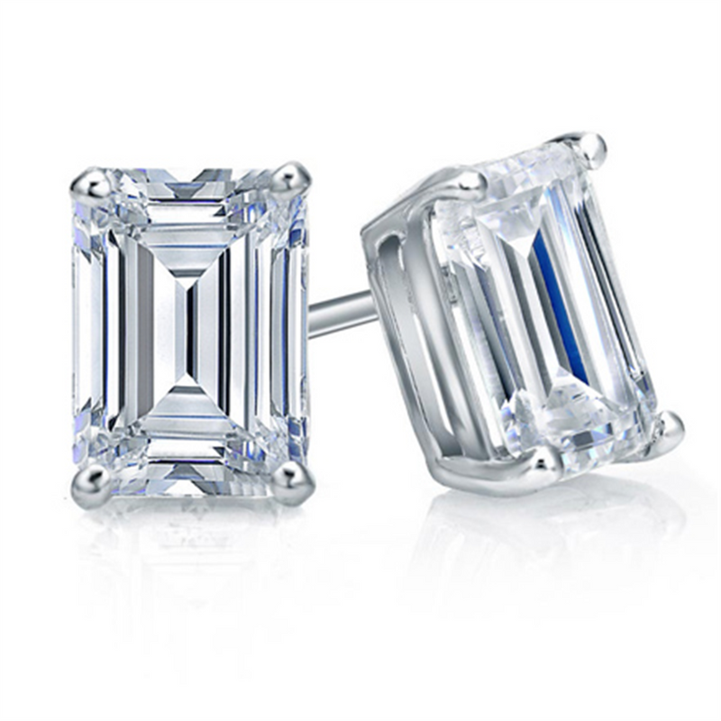 Classic & Contemporary 14K Gold White Lab-Grown 2.32 Carats Diamond Stud Earrings