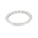 Elegant Diamond Bands 14K White Gold Anniversary 0.75 Carats Diamond Band