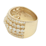 Elegant & Trendy 14K Yellow Gold 2.00 Carats Diamond Ring