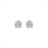 Classic & Contemporary 14K White Gold Lab Grown 1.50 Carats Diamond Stud Earrings