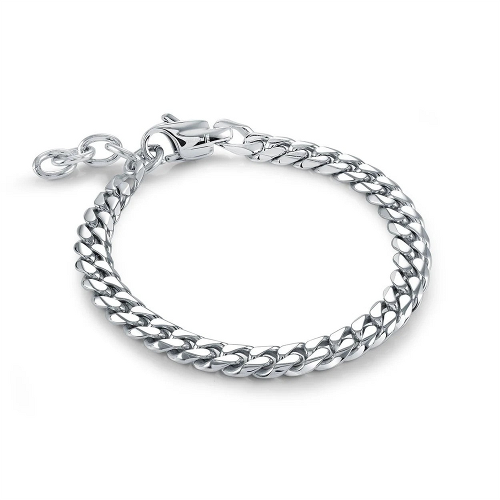 Stainless Steel 4.6 MM Curb Link Bracelet - 7 Inch – Murphy Pitard
