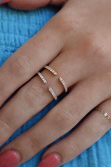 Elegant Diamond Bands 14K Gold Yellow Stackable 0.25 Carats Diamond Anniversary Band
