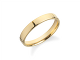 Yellow 10K Gold Comfort Fit Band