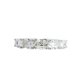 Elegant Diamond Bands 18K Gold White 1.26 Carats Diamond Anniversary Band