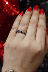 Murphy Pitard Exclusive Yellow 14 Karat Gold 0.27 Carats Black Diamond Stackable Band