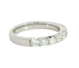 Elegant Diamond Bands 14K White Gold 1.0 Carats Lab Grown Diamond Band