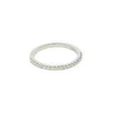 Elegant Diamond Bands 14K Gold White Anniversary 0.25 Carats Diamond Anniversary Band