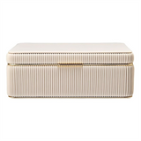 Wolf Luxury Bella Large Bone Jewelry Box