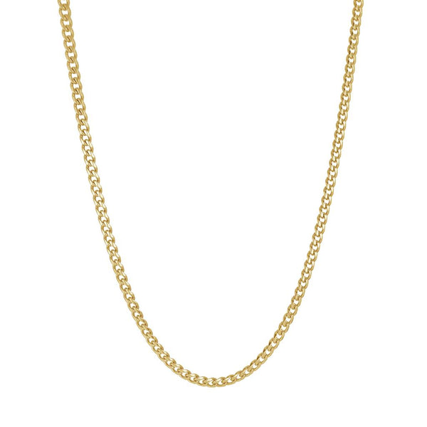 Yellow Stainless Steel Curb Chain, 20 Inch