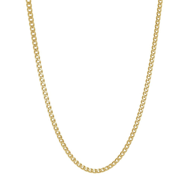 Yellow Stainless Steel Curb Chain, 20 Inch