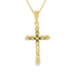 Elegant Diamond Necklaces & Pendants 18K Yellow Gold 0.70 Carats Diamond Cross Pendant