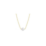 Elegant Pearl Necklaces & Pendants 14K Gold Yellow Akoya Cultured 5-5.5MM  Add-A-Pearl Pendant Necklce - 15 Inch