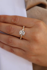 Elegant Diamond Mountings 14K Yellow & White Gold 0.38 Carats Diamond Semi Mount Ring