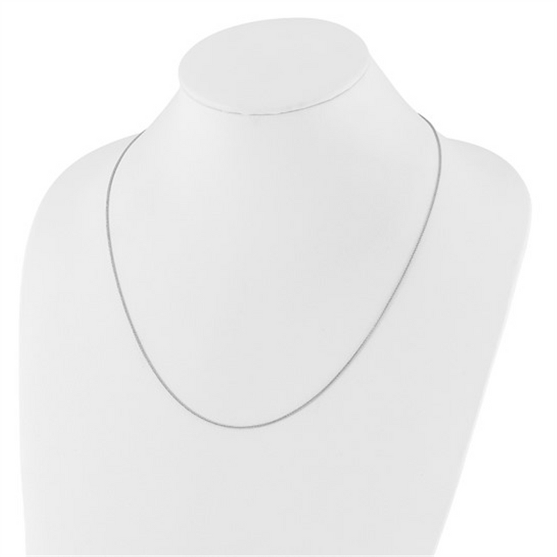 Elegant & Durable Designs 14K Gold 1.0mm White Wheat Chain, 22 Inch