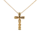 Elegant Diamond Necklaces & Pendants 14K Yellow Gold Bezel Set Baguette & Round 0.319 Carats Diamonds Pendant