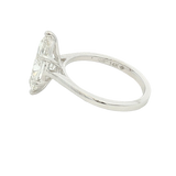 14K White Gold Marquise Cut 2.50 Carats Lab Grown Diamond Solitaire Ring