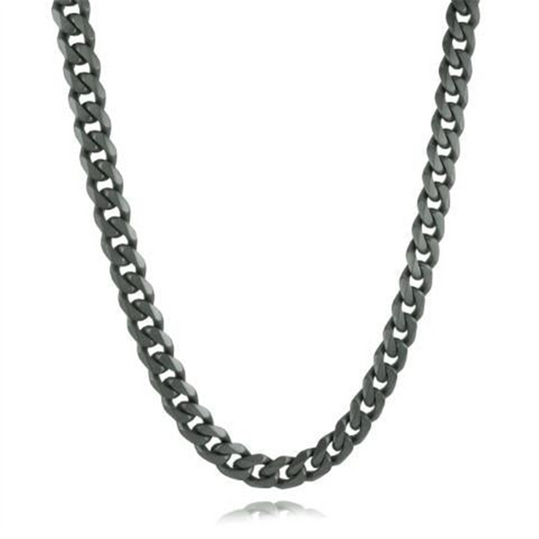 Elegant & Durable Designs Stainless Steel Black Chain, 24 Inch