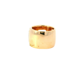 Bold & Elegant 18K Rosé Gold 4.57 Carat Cushion Cut Rose Quartz & 0.35 Carat Diamond Halo Wide Band Ring