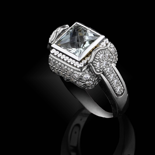 Colored Stone Rings  -  Women'
