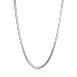 Stainless Steel 3.3 MM Herringbone Chain - 22 Inch