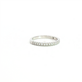 MPJ Exclusive Elegant Diamond Bands 14K Gold White Stackable 0.24 Carats Diamond Anniversary Band