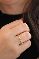 Elegant Diamond Bands 14K Yellow Gold Anniversary 0.35 Carats Diamond Band