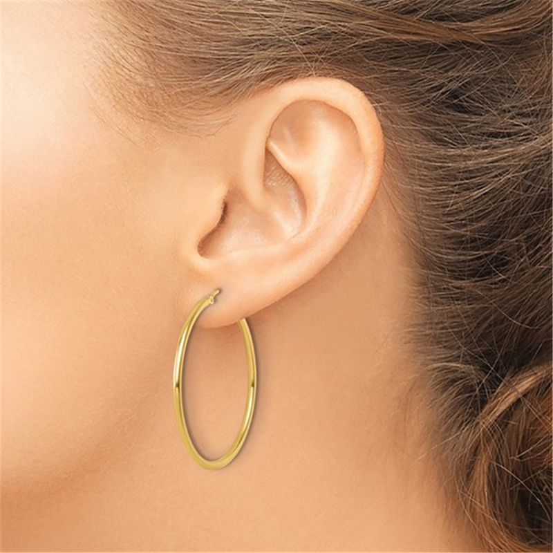 Precious Metal (No Stones) Earring