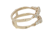14K Yellow Gold 0.92 Carats Diamond Guard