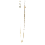 Elegant Diamond Necklaces 14K Gold Yellow 0.29 Carats Diamond Station Necklace - 18 Inch