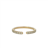 Elegant Diamond Bands 14K Gold Yellow Stackable 0.25 Carats Diamond Anniversary Band
