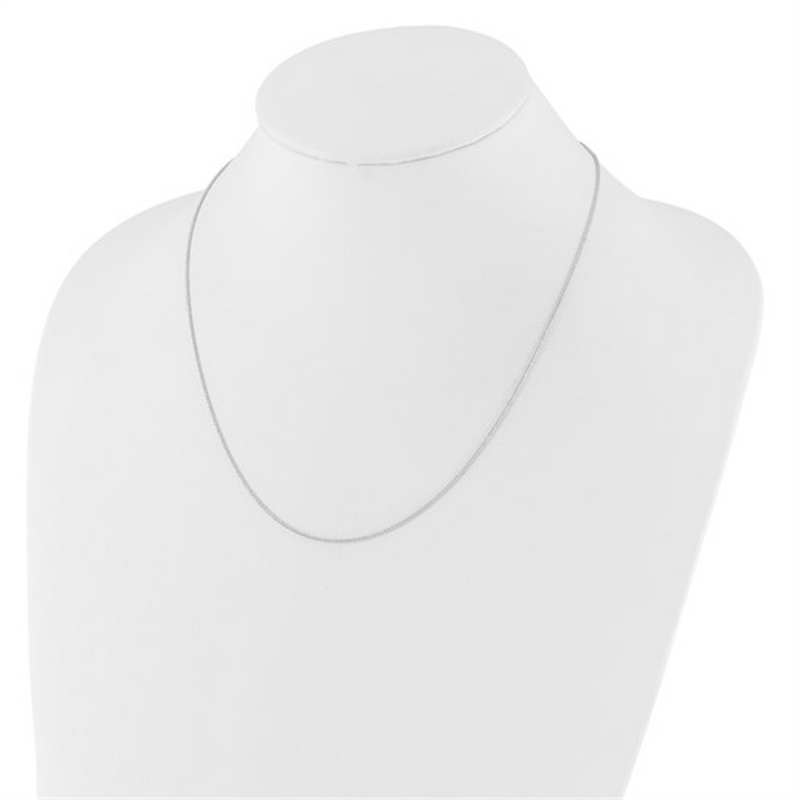 Elegant & Durable Designs 14K Gold 1.0mm White Wheat Chain, 22 Inch