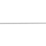 Elegant & Durable Designs 14K Gold White 1mm Wheat Chain, 20 Inch