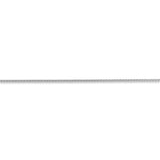 Elegant & Durable Designs 14K Gold White 1mm Wheat Chain, 20 Inch