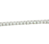 Sophisticated & Timeless Diamond Bracelets 14K White Gold 2.97 Carats Lab Grown Diamond Tennis Bracelet - 7 Inch