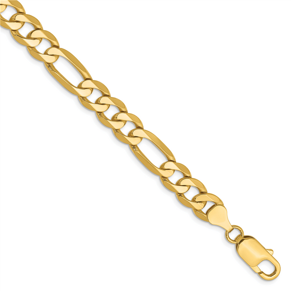 Yellow 14 Karat Gold Figaro Chain